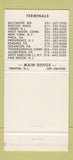 Matchbook Cover - AAA Trucking Corp Trenton NJ 30 Strike