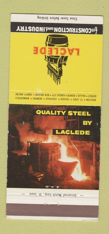 Matchbook Cover - Laclede Steel 30 Strike
