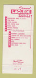 Matchbook Cover - Laclede Steel 30 Strike