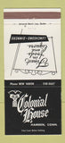 Matchbook Cover - Colonial House Hamden CT 30 Strike
