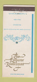 Matchbook Cover - Emperor Restaurant Philadelphia PA 30 Strike