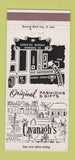 Matchbook Cover - Cavanagh's St Thomas Virgin Islands Clothes 30 Strike