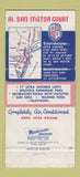 Matchbook Cover - Al San Motor Court Spring Lake NJ 30 Strike