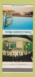 Matchbook Cover - Town and Country Motel Monroeville PA 30 Strike