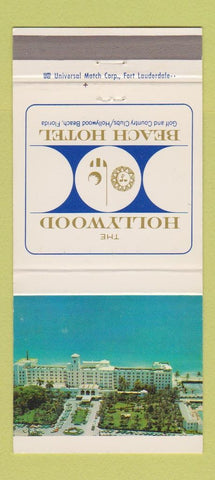 Matchbook Cover - Hollywood Beach Hotel Hollywood Beach FL 30 Strike