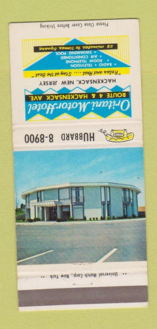 Matchbook Cover - Oritani Motor Hotel Hackensack NJ #2 30 Strike