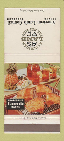 Matchbook Cover - American Lamb Council Denver Colorado 30 Strike