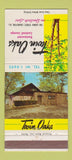 Matchbook Cover - Twin Oaks Restaurant Cranston RI 30 Strike