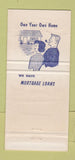 Matchbook Cover - Country Savings and Loan Ravenna OH WEAR 30 Strike
