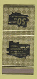 Matchbook Cover - Federal Lithograph Washington DC WEAR 30 Strike