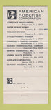 Matchbook Cover - American Hoechst Corp Bridgewater NJ 30 Strike