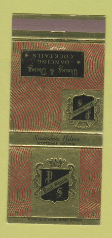 Matchbook Cover - Scottsdale Hilton Hotel AZ Paul Shank 30 Strike
