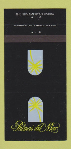 Matchbook Cover - Palmas del Mar Humacao Puerto Rico 30 Strike