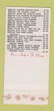 Matchbook Cover - The Brown Derby Waterloo ON WORN 30 Strike