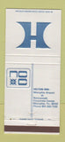 Matchbook Cover - Hilton Inn Hotel Memphis TN Airport 30 Strike