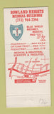 Matchbook Cover - Rowland Heights Medical Building CA 30 Strike