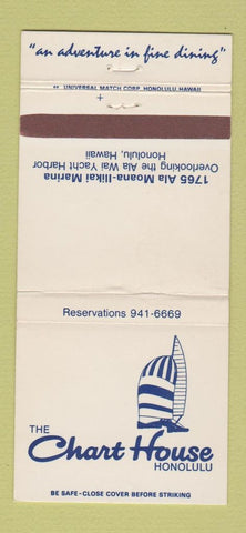 Matchbook Cover - Chart House Honolulu Hawaii WEAR 30 Strike