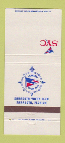 Matchbook Cover - Sarasota Yacht Club FL #1 30 Strike