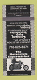 Matchbook Cover - Motorcycle Supermarket Lockport NY 30 Strike