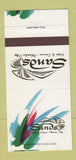 Matchbook Cover - Sands Hotel Casino Atlantic City NJ 30 Strike