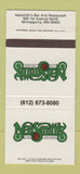 Matchbook Cover - Naismith's Minneapolis MN restaurant basketball WEAR 30 Strike