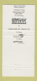 Matchbook Cover - Louis' Restaurant Pittsburgh PA Airport 30 Strike