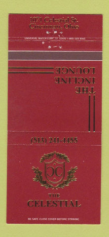Matchbook Cover - The Celestial Cincinnati OH 30 Strike
