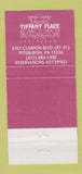 Matchbook Cover - Tiffany Place Restaurant  Pittsburgh PA 30 Strike