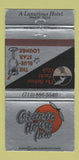Matchbook Cover - Orange House Inn Hotel Orange TX Yacht Club Sabine 30 Strike