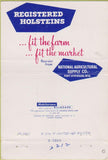 Matchbook Cover - Holstein Cattle Freisian Fort Atkinson WI 40 Strike