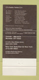 Matchbook Cover - Hotel Beausejour Moncton NB 30 Strike