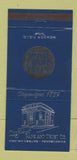 Matchbook Cover - First Bank and Trust Mechanicsburg PA 30 Strike