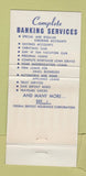 Matchbook Cover - First Bank and Trust Mechanicsburg PA 30 Strike