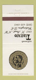 Matchbook Cover - Ristorante Tiberio Washington DC 30 Strike