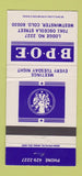 Matchbook Cover - Elks Lodge Westminster Colorado 30 Strike