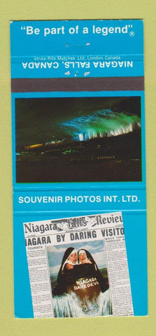 Matchbook Cover - Souvenir Photos Niagara Falls ON 30 Strike