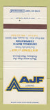 Matchbook Cover - AJF Leaning St Louis MO  30 Strike
