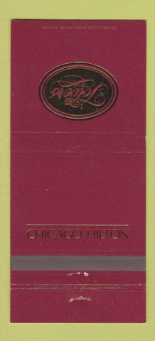 Matchbook Cover - Chicago Hilton Hotel IL The Towers 30 Strike