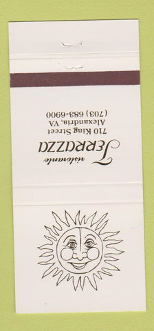 Matchbook Cover - Ristorante Terrazza Alexandria VA 30 Strike