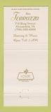 Matchbook Cover - Ristorante Terrazza Alexandria VA 30 Strike