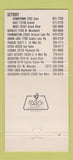 Matchbook Cover - Henderson Auto Glass Home Detroit MI Utica Livonia 30 Strike