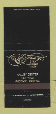 Matchbook Cover - The Golden Eagle Phoenix AZ 30 Strike
