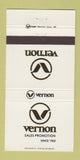 Matchbook Cover - Vernon Sales Promotion Newton IA 30 Strike