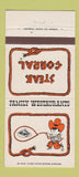 Matchbook Cover - Steak Corral Arcadia Pasadena Santa Ana CA Whittier 30 Strike