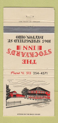 Matchbook Cover - Stockyard's Inn Dayton OH WEAR 30 Strike