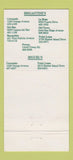 Matchbook Cover - Miguel's Cocina Brigantine Del Mar La Mesa CA 30 Strike