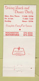 Matchbook Cover - Oceania Inn Chinese Rochester Waterford MI 30 Strike