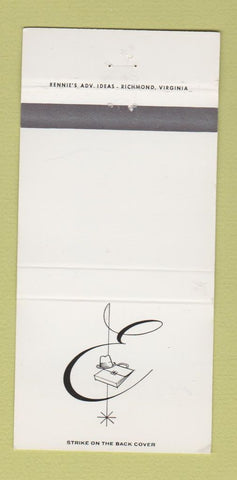 Matchbook Cover - Executives Club Richmond VA 30 Strike