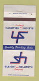 Matchbook Cover - Sleight and Hellmuth Printing Inks WEAR 30 Strike