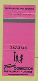 Matchbook Cover - French Connection Restaurant Treasure Island FL 30 Strike